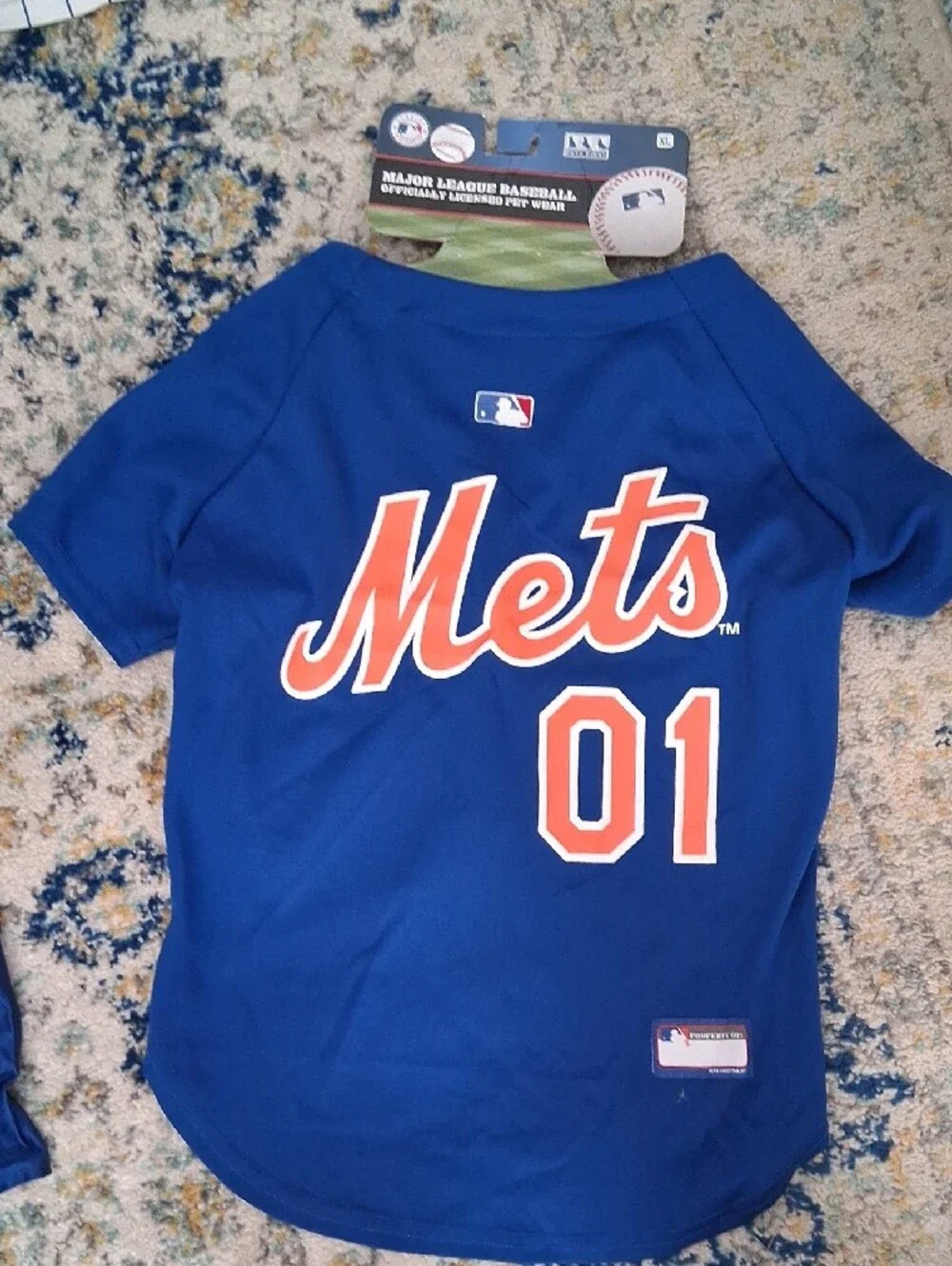 New York Mets Dog Jersey XL